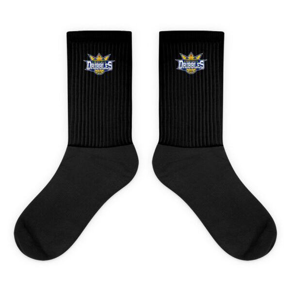 Royal Dribbles Black Socks