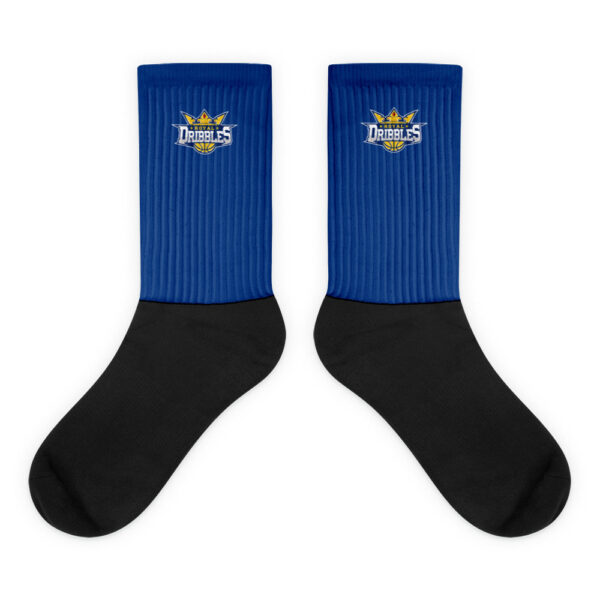 Royal Dribbles Blue Socks