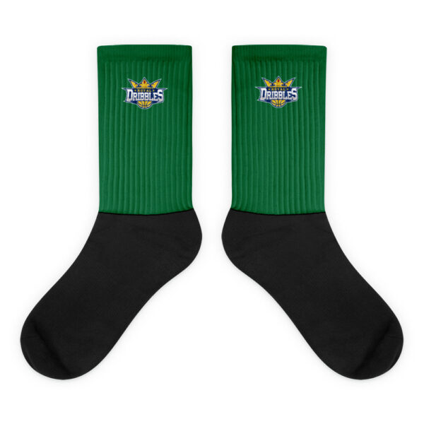 Royal Dribbles Green Socks