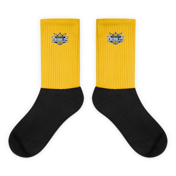 Royal Dribbles Yellow Socks