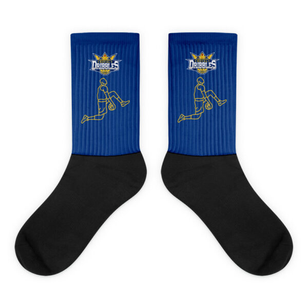 Royal Dribbles On The Way To The Top Blue Socks